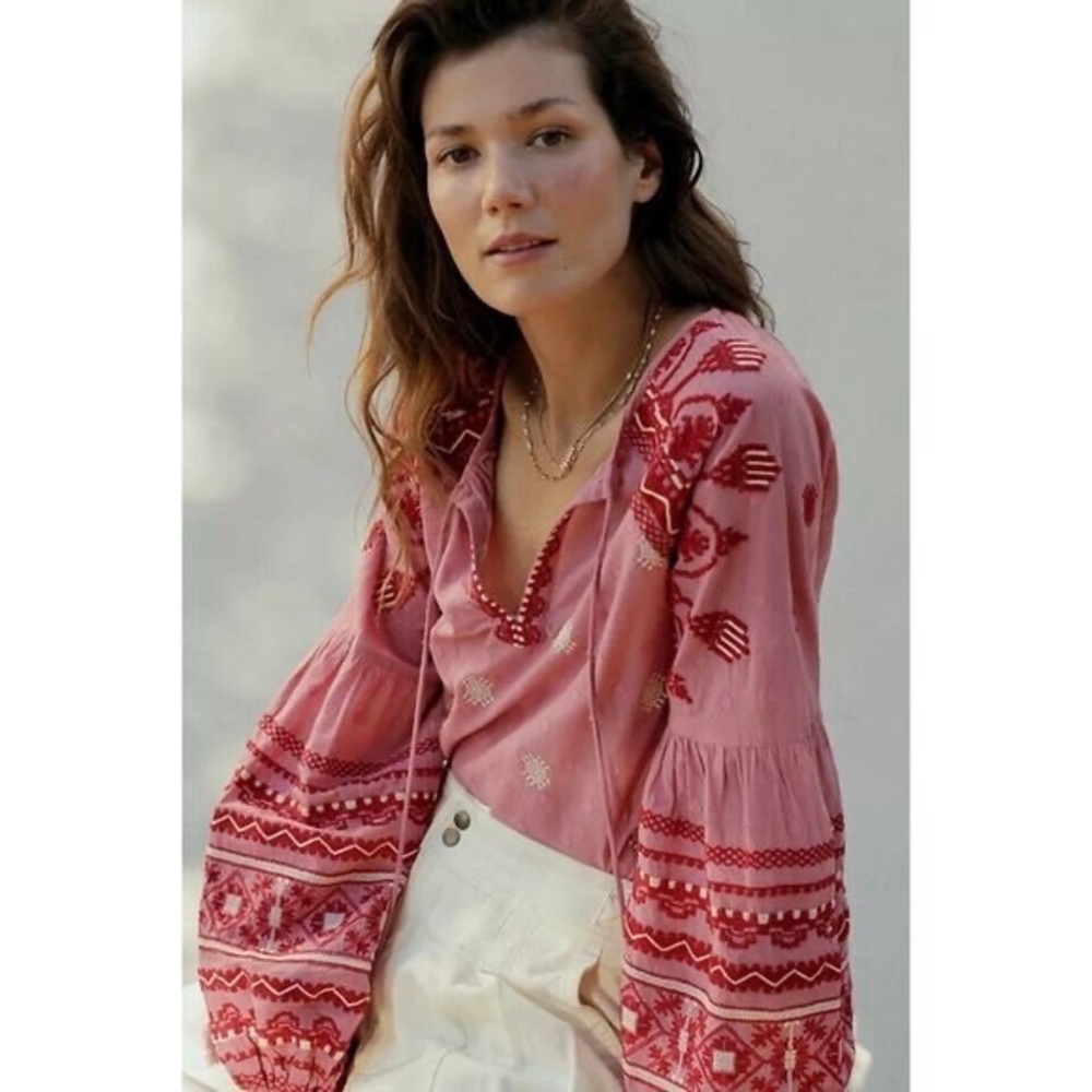 Anthropologie Seen Worn Kept Boho Top